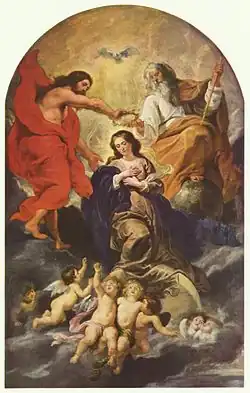 Couronnement de la Vierge de Rubens, XVIIe&nbsp;siècle