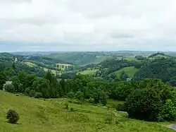 La vallée à Saint-Hippolyte.