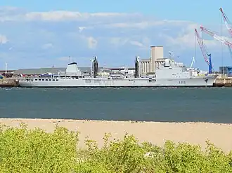 Le pétrolier ravitailleur Somme (A631) le 13 juillet 2016.