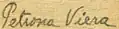 signature de Petrona Viera