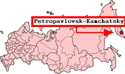 Carte au sein de la Russie