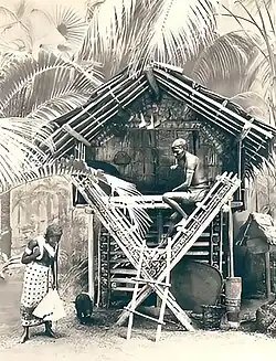 Maison sur pilotis, Bougainville (reconstitution)