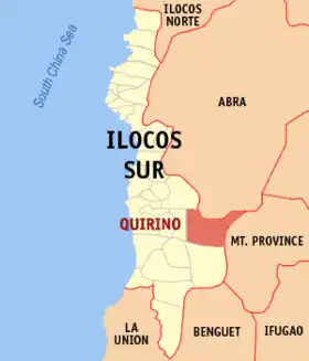Localisation de Quirino