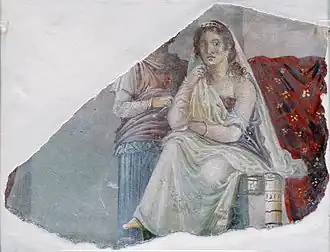 Phèdre, fresque de Pompéi (Ier&nbsp;siècle av. J.C.).