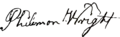 Signature de Philemon Wright