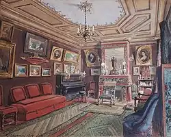 Intérieur d'un salon, 1897.
