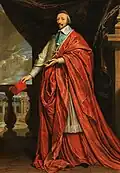 Portrait du cardinal de Richelieu par Champaigne (chancellerie des universités de Paris).
