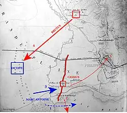 Carte de la première bataille