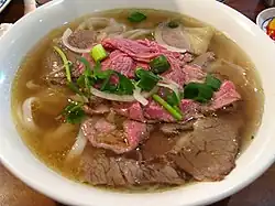 Phở de la cuisine vietnamienne.