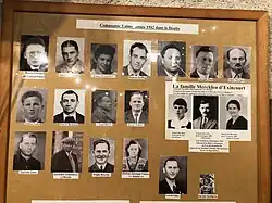 Photographies de membres de la compagnie  de Clerval et de victimes collatérales.