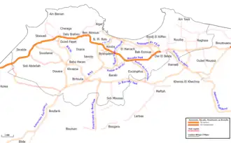 Carte de la route dénommée {{{nom}}}
