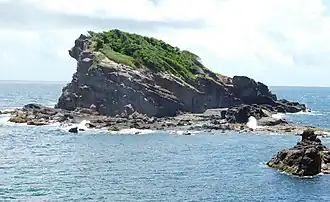 Photographie de l'îlet Lapin.