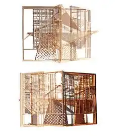 Photon Propagation, maquette 27&nbsp;×&nbsp;23 x 21 cm, 2014