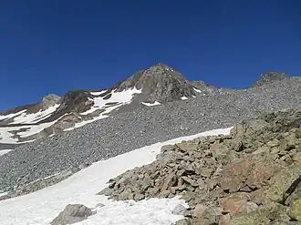 Vue de la face est du pic Badet.