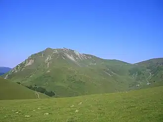 Vue du pic de Bizkarzé.