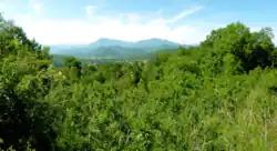 Pic de Cagire depuis Miramont-de-Comminges.