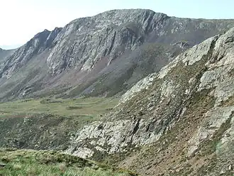 Vue du pic del Port Vell côté andorran.