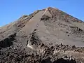 Vue d'une coulée de lave descendue du Teide.