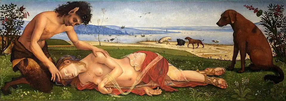 La Mort de Procris, v. 1500. National Gallery Londres.