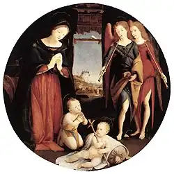 Adoration, 1505. Galerie Borghèse.