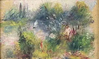 Auguste Renoir, Paysages Bords de Seine (1879).