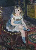 Mademoiselle Georgette Charpentier assise, Auguste Renoir, 1876