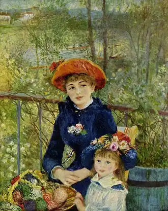 Auguste Renoir, Sur la terrasse, 1881.Art Institute of Chicago