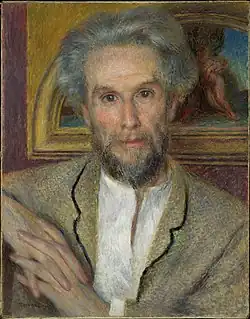 Pierre-Auguste Renoir, Portrait de Victor Chocquet, 1876, Fogg Museum of Art, Cambridge (Massachusetts).