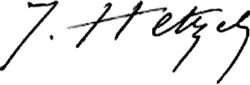 signature de Pierre-Jules Hetzel