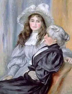 Pierre-Auguste Renoir, Portrait de Berthe Morisot et de sa fille Julie Manet (1894), collection particulière.