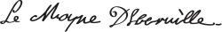 Signature de Pierre Le Moyne d'Iberville