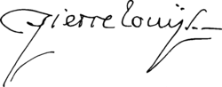 signature de Pierre Louÿs