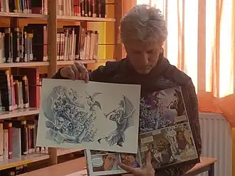 Photo en couleurs du visage d'un homme.