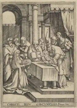 La Mission dans le temple (1586).