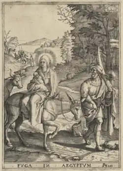 La Fuite en Égypte (c. 1580-1590).