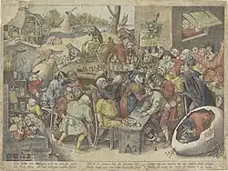 La sorcière de Mallegem d'après Pieter Brueghel l'Ancien