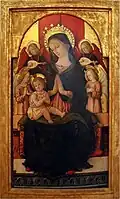Madoneà l’Enfant parmi les Anges, XV°S., Pietro Alemanno