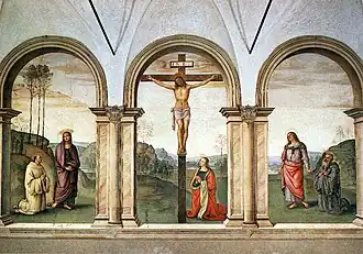 La Crucifixion, église Santa Maria Maddalena dei Pazzi, Florence (1496).