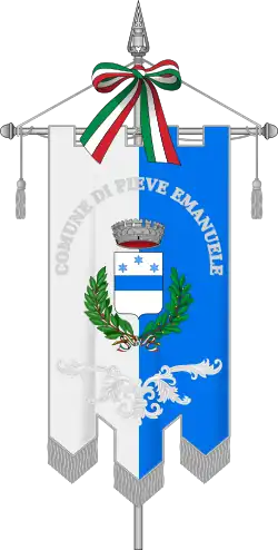 Drapeau de Pieve Emanuele