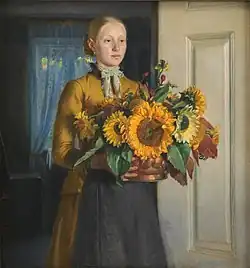 Jeune fille aux tournesols (Pigen med solsikkerne, 1889), Statens Museum for Kunst, Copenhague
