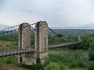 Image illustrative de l’article Pont suspendu sur la Durance