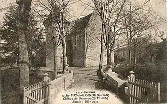 Le château Graveron.