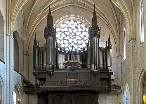 Toulouse, église Notre-Dame de la Dalbade, grand orgue.