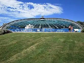L'ancienne piscine municipale.
