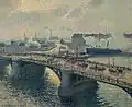 Pont Boieldieu, Soleil, Fumées, 1896. (Musée d'Orsay, Paris)