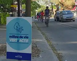 L'axe 5 du REV Montréal qui consiste en une piste unidirectionnelle sur la rue Bellechasse