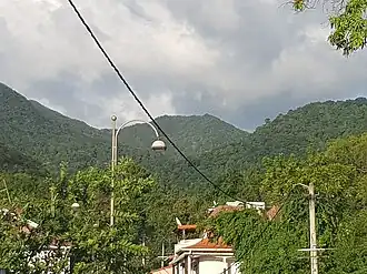 Vue sur le piton Guyonneau à partir de Pointe-Noire.
