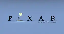 Luxo Jr., emblème intégré au logo de Pixar.