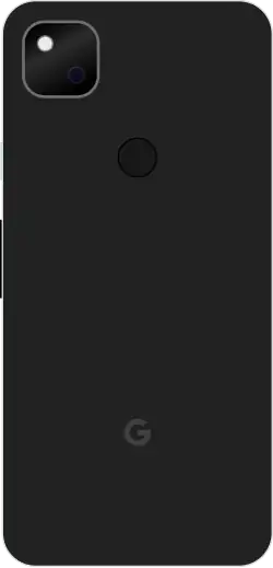 Le dos d'un téléphone.