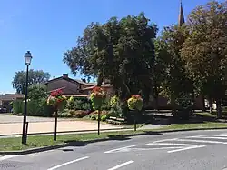 La place de l'église.